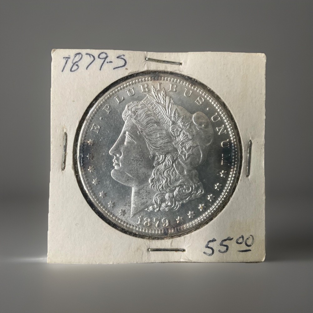 1879 S Silver Morgan Dollar - R40