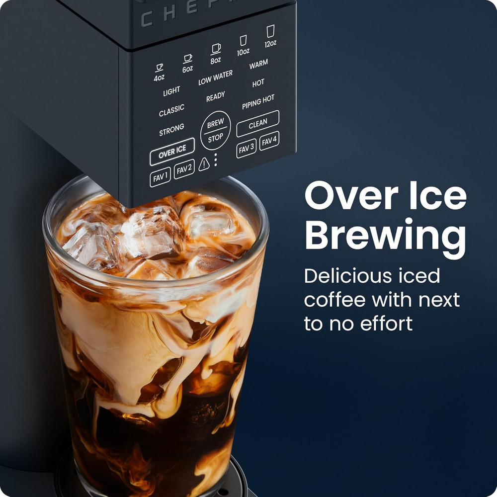Caffeinator Single Serve Coffee Maker, Brew Kcups & Grounds, Drip Coffee Machine