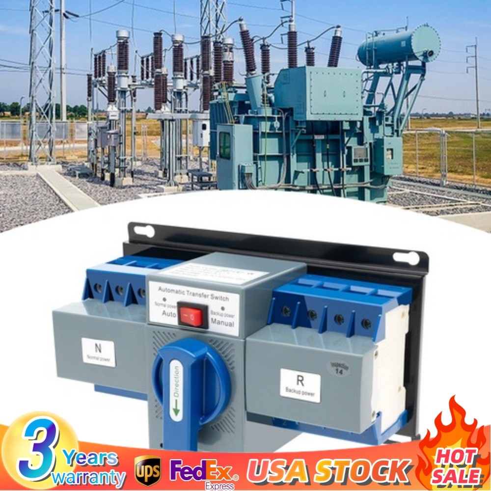 220V/63A 4P Dual-power Automatic Transfer Switch Generator Changeover Switch
