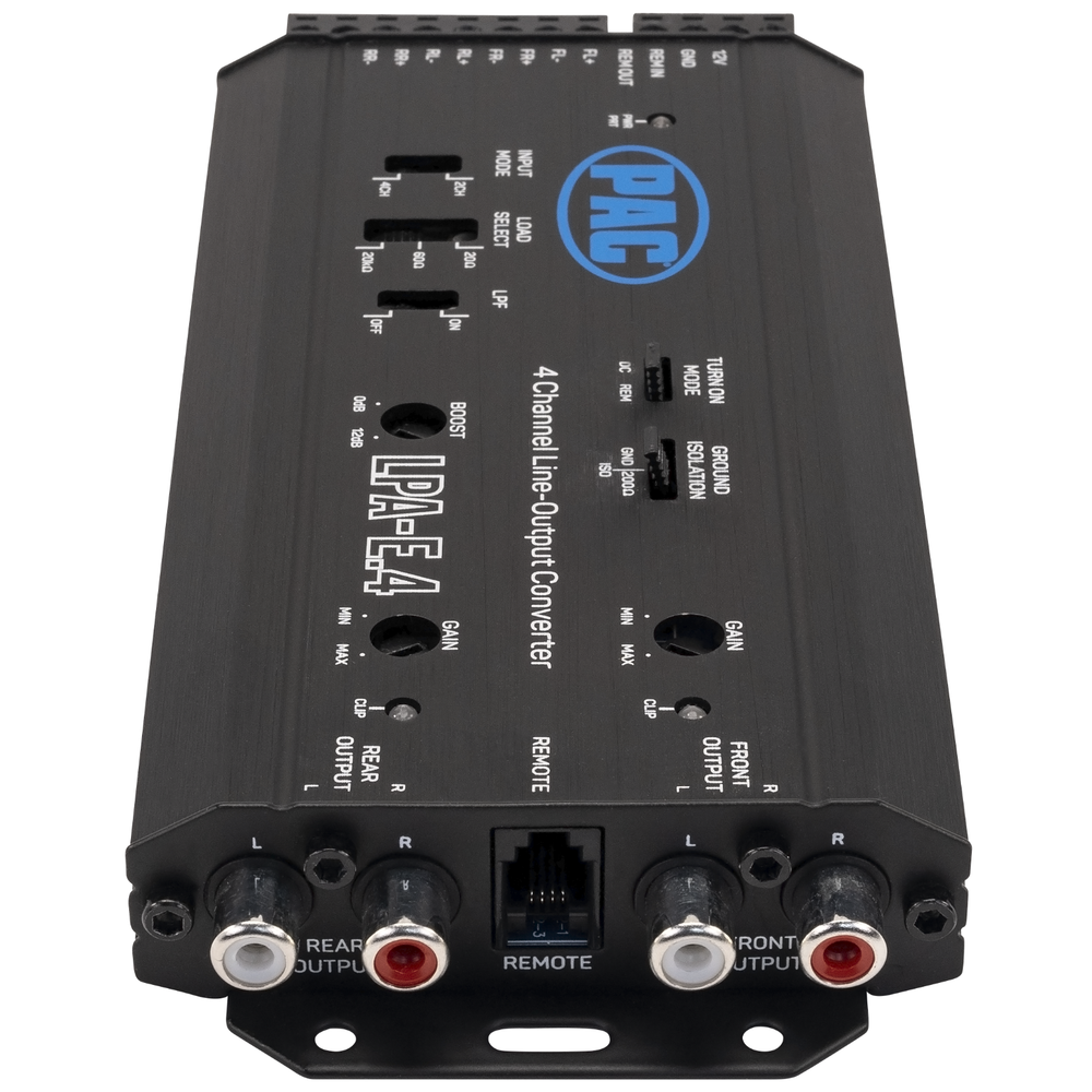 PAC Amplifier Integration Solution for 2013-2023 Dodge Jeep Ram LPHCH41+LPA-E.4