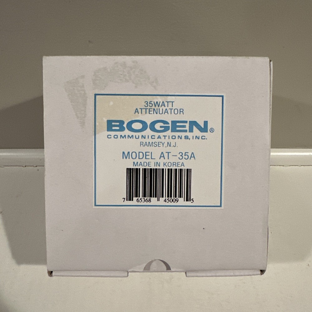 Bogen AT-35A 35 Watt Attenuator