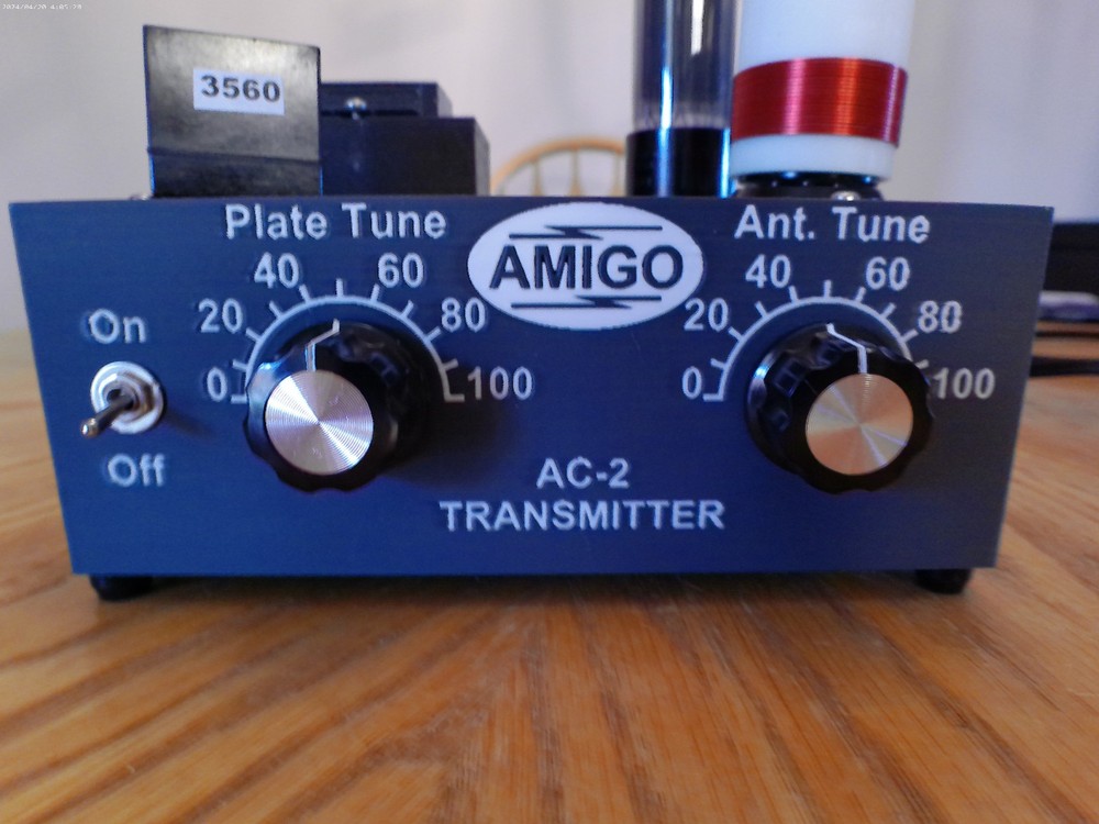QRP 80/40/20M 7AD7/6AG7 CW Transmitter (7.0 watts Input)