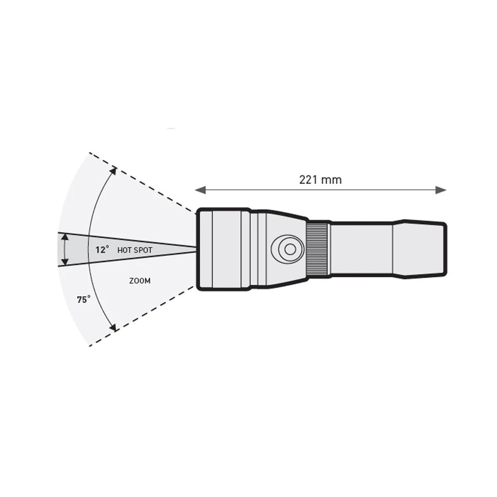 Mares EOS 20LRZ 2300 Lumens Dive Light