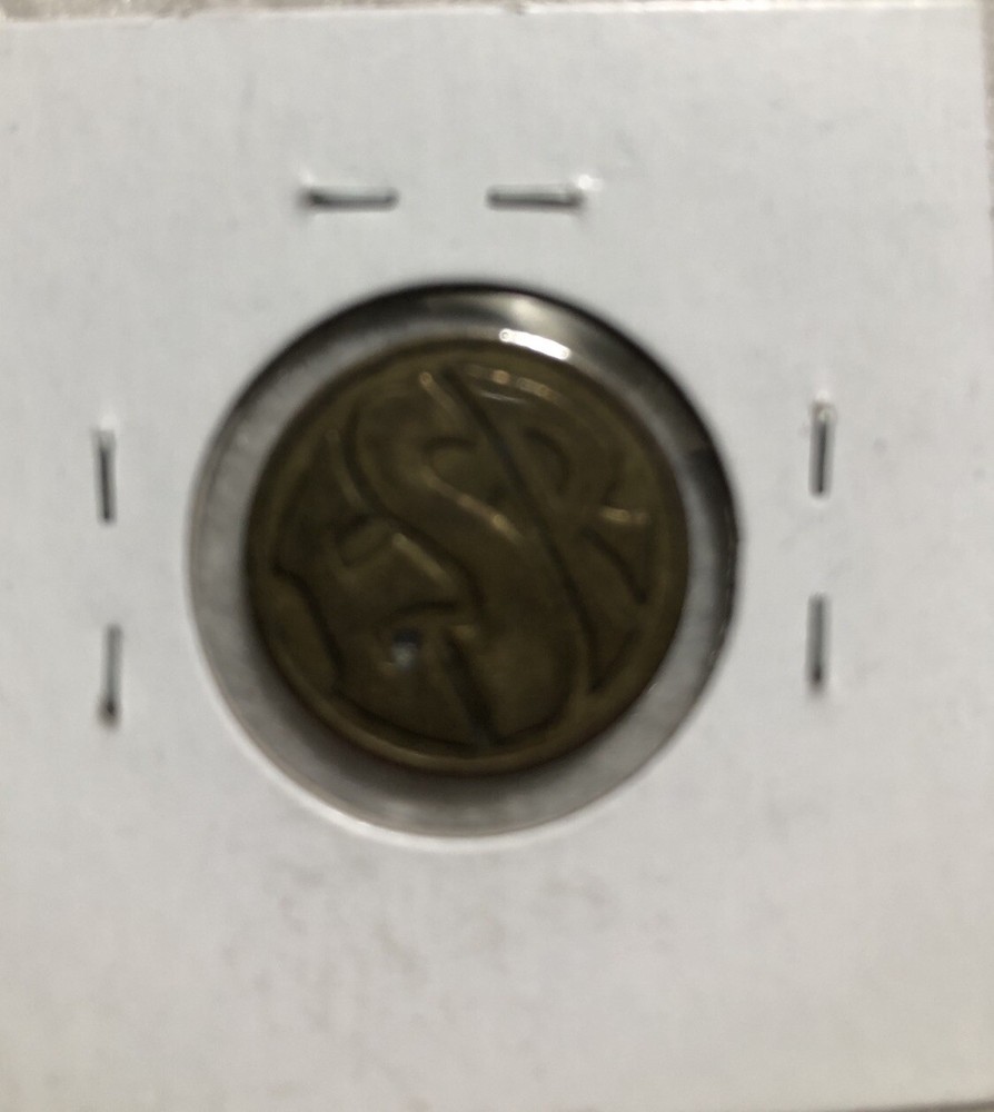 Vintage (ESR) Double Sided Embossed Token