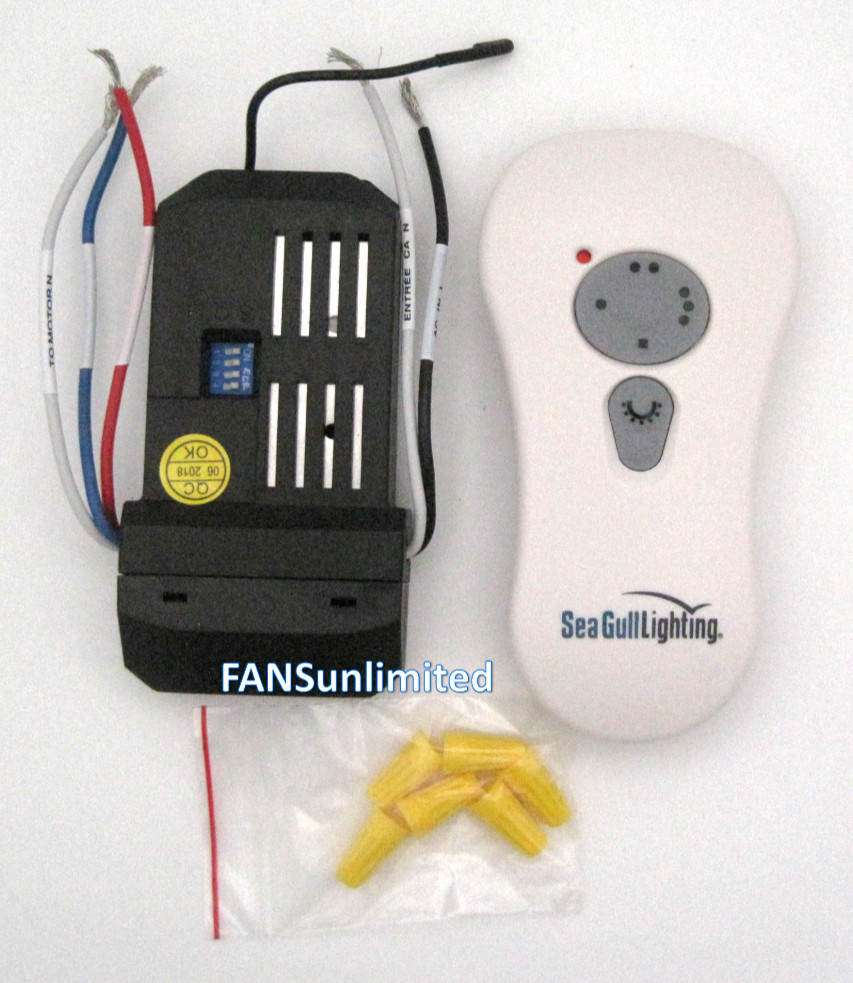 Emerson SR100 Replacement Ceiling Fan Remote Control Kit INCLUDES BATTERY