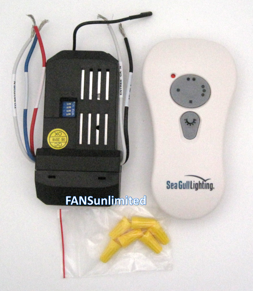 Emerson SR100 Replacement Ceiling Fan Remote Control Kit INCLUDES BATTERY