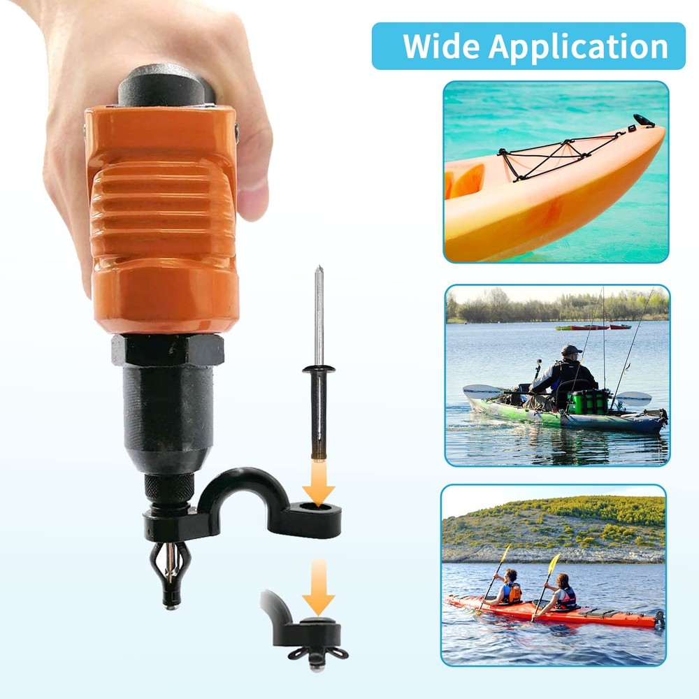 Deck Rigging Kit Accessory - 19.7 FT Bungee Cord with Deck Loops Tie Down Pad...