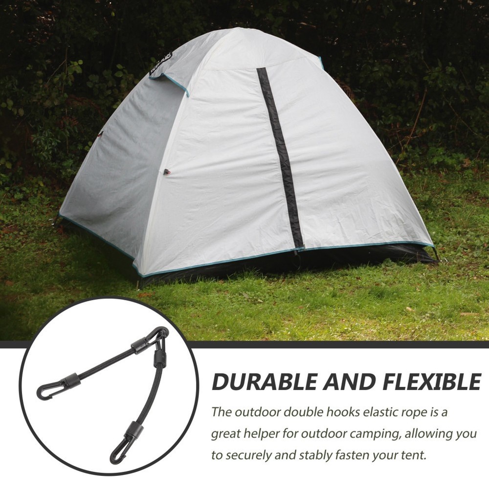 5pcs Small Bungee Straps Elastic Shock Cords with Hooks for Secure Tying