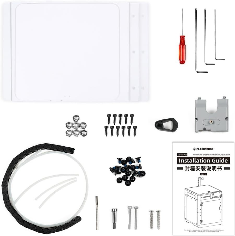 FLASHFORGE 3D Printer AD5M Enclosure, Create Your Style, Dustproof and Constant
