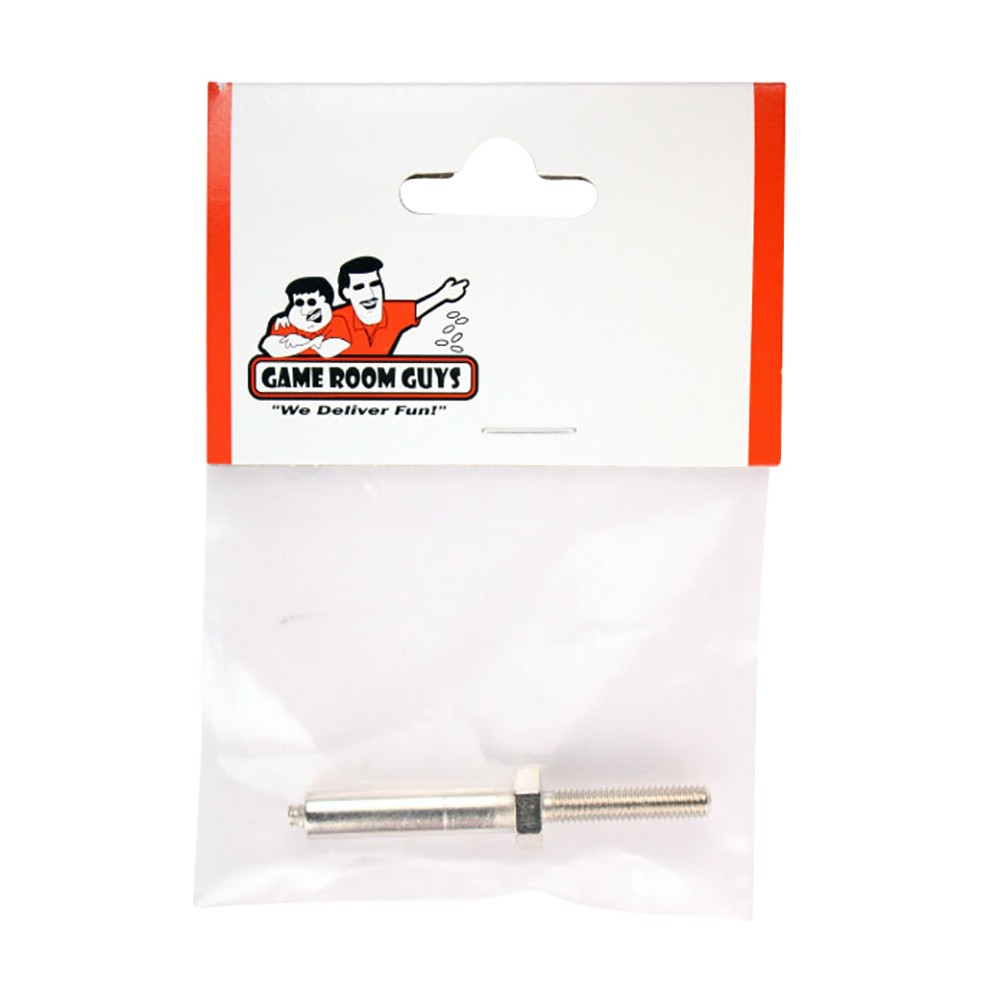 2-1/2" Tall Metal Pinball Post - #10 Threaded Base - #6 Thread