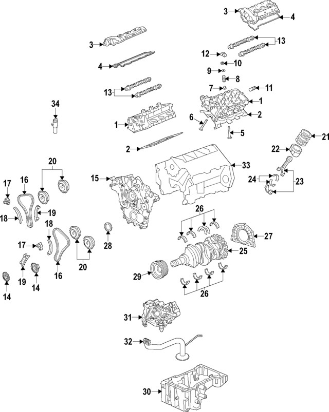 Genuine Ford Engine Rocker Arm ML3Z-6564-A
