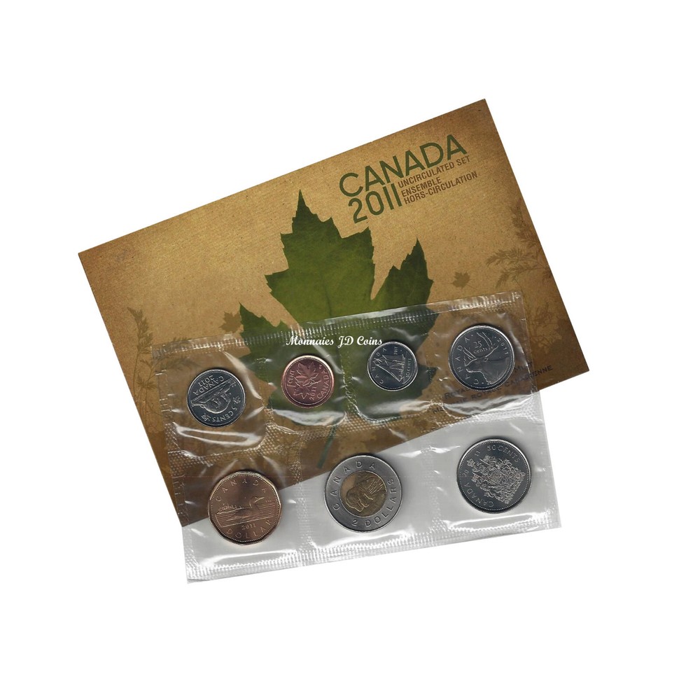 2011 Canada Uncirculated Proof like set