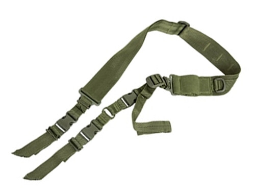 GREEN Tactical 2 point Adjustable Multi Function Green Color Rifle Shotgun Sling