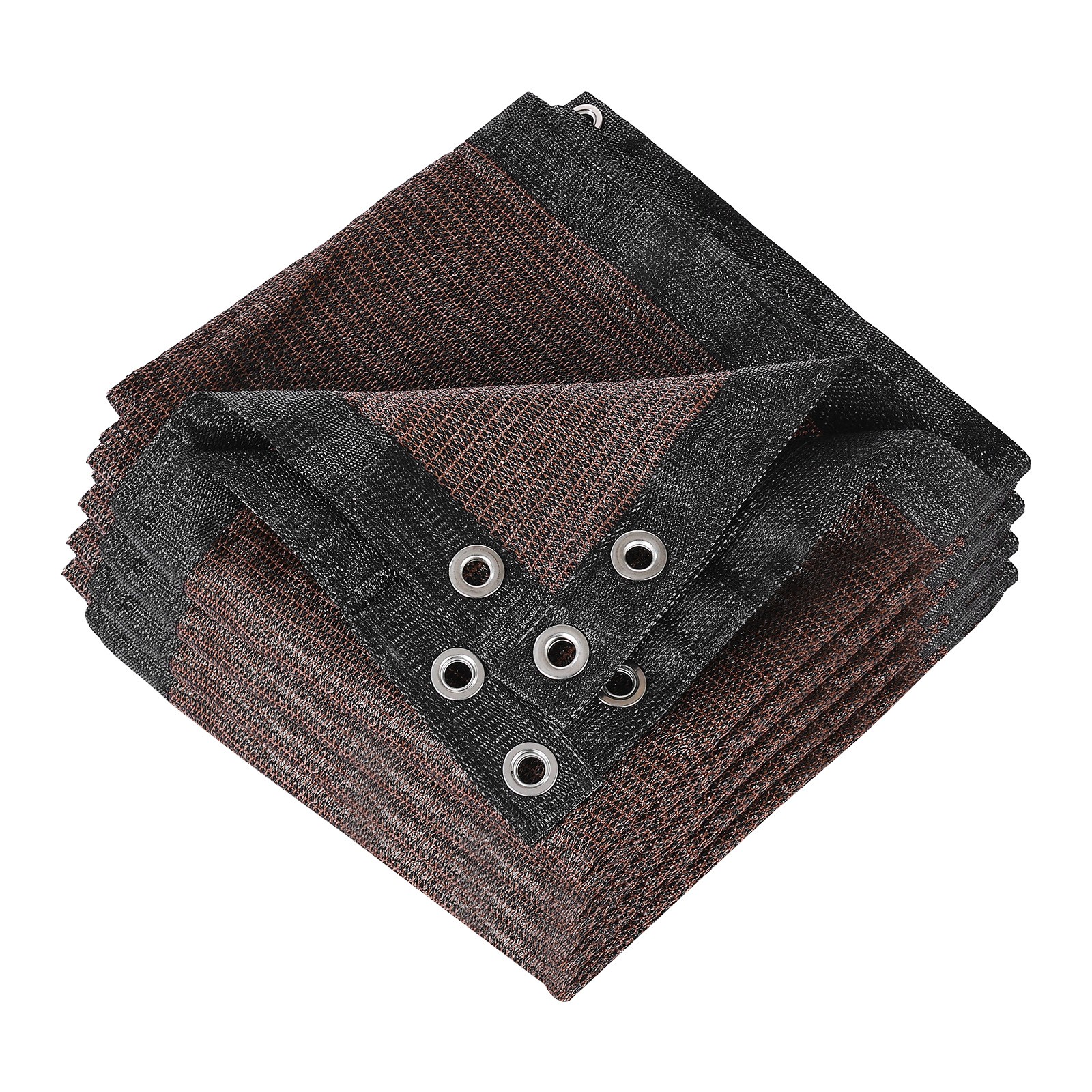 Uimoso 90% Sun Shade Cloth Privacy Screen 10 x 12 ft for Patio Garden (Brown)