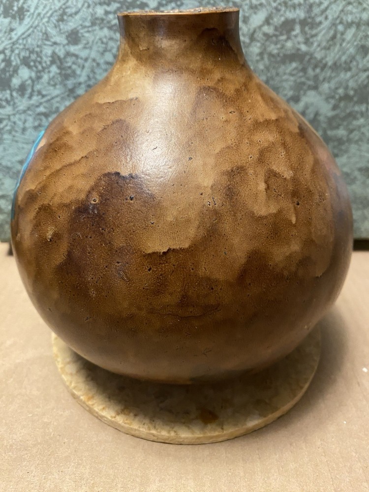 Hand Painted Gourd Gecko