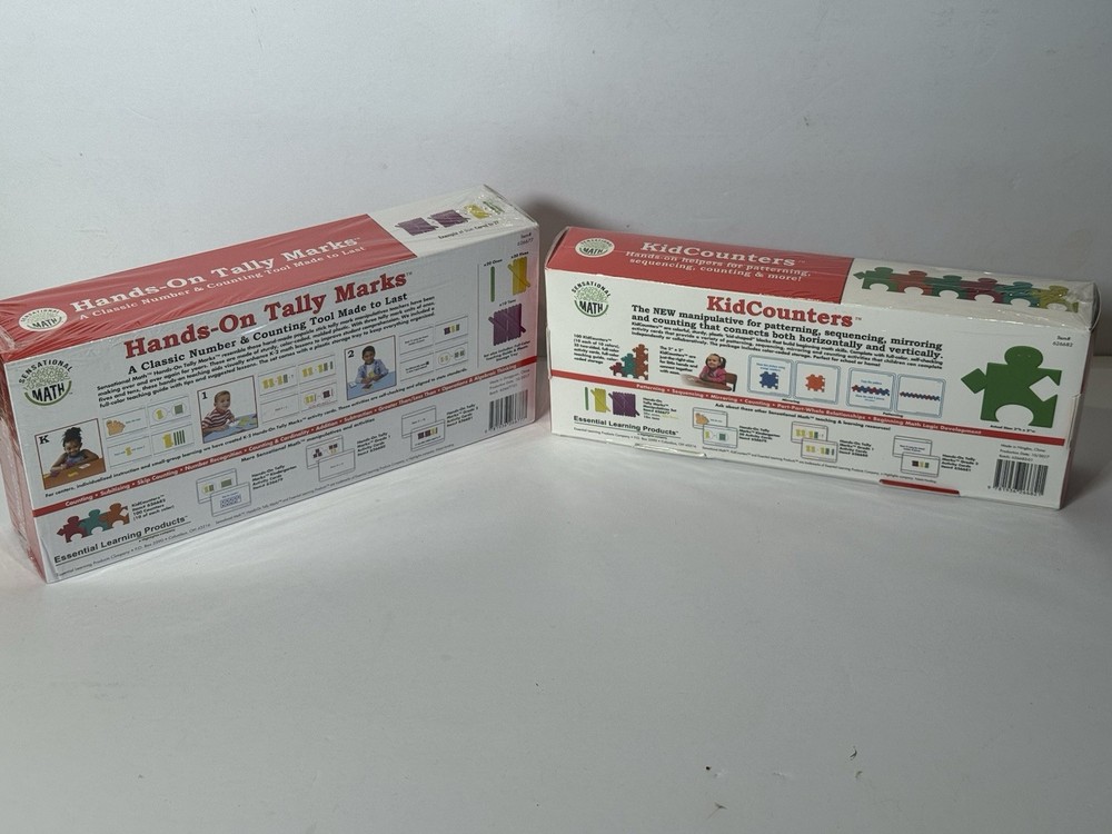 Sensational Math KidCounters & Hands On Tally Marks Lot Sealed