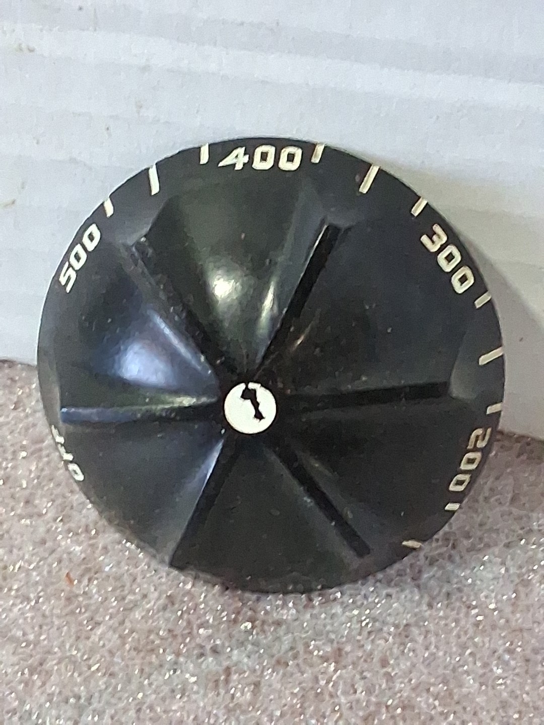 Vtg Bakelite On Off Temperature Control Knob GE Roaster 123C19 Replacement Part