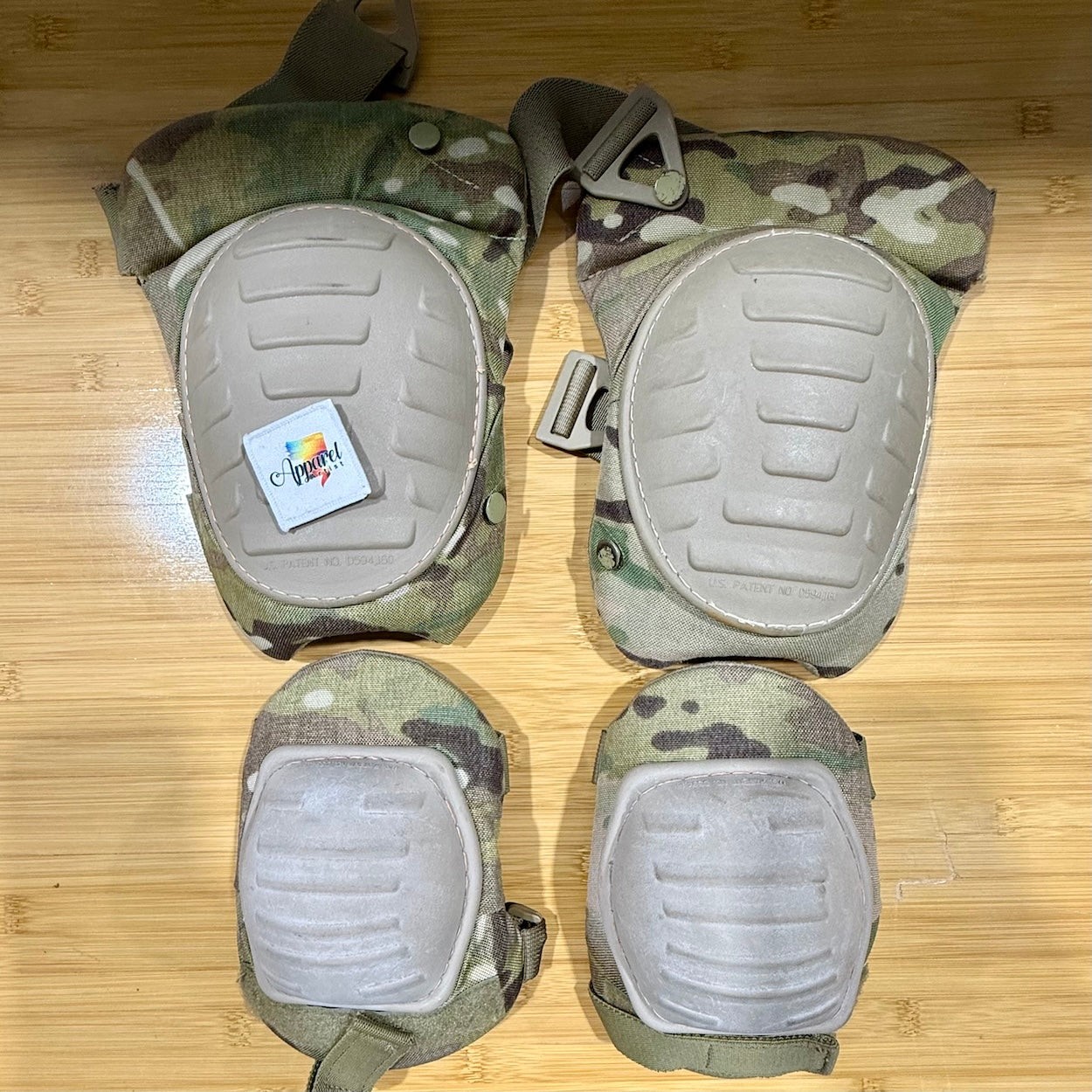 Military OCP Elbow & Knee Pad Set Multicam McGuire Nicholas Tactical Protection