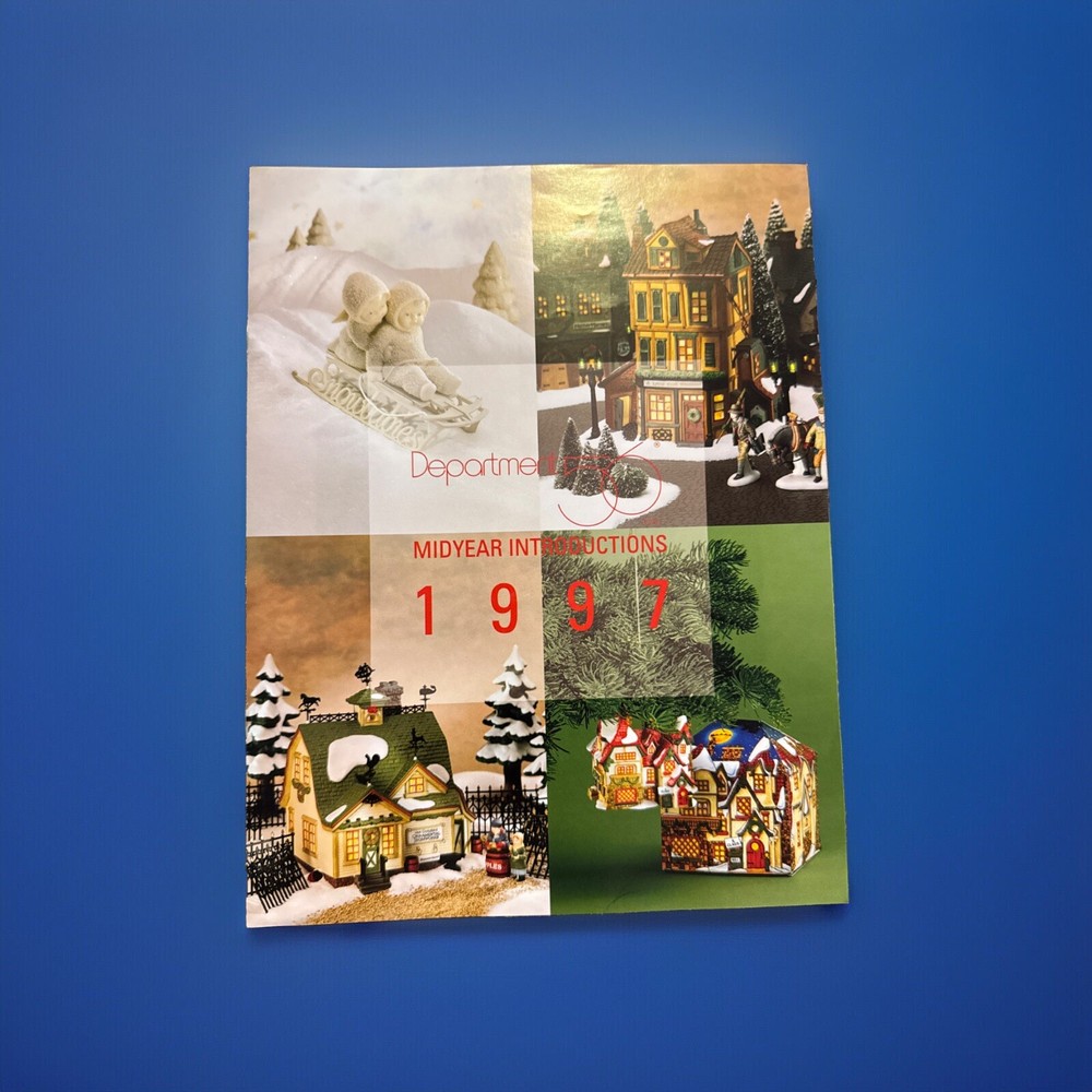 1997 Department 56 Midyear Introductions Booklet