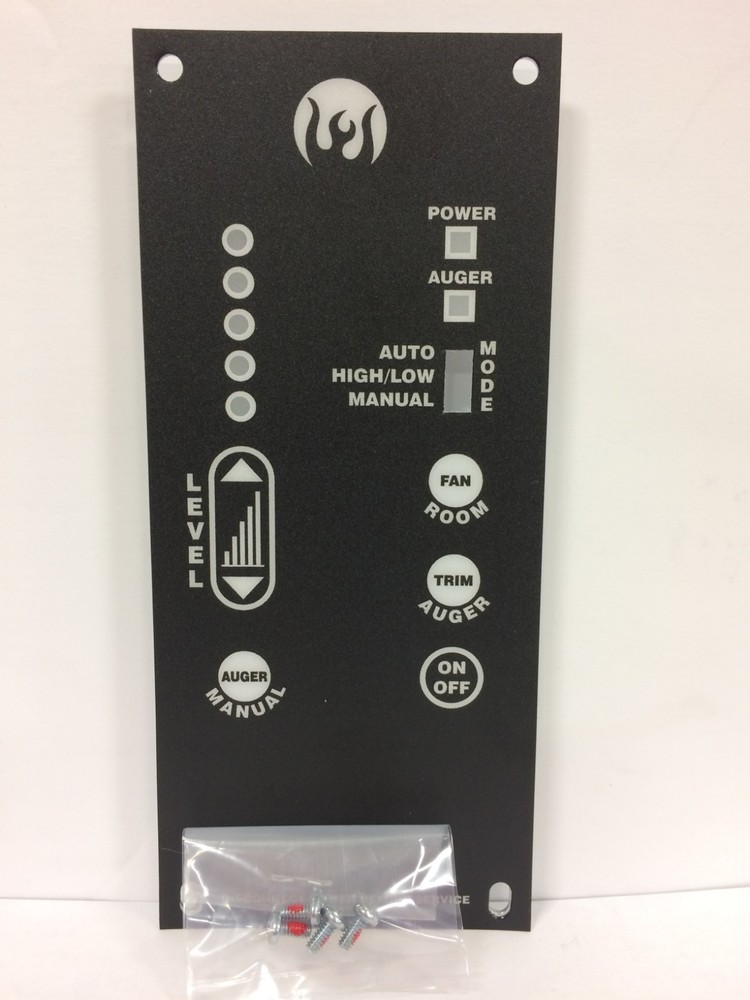 Universal Faceplate Replacement For Jamestown 5 Level Pellet Stoves and Inserts