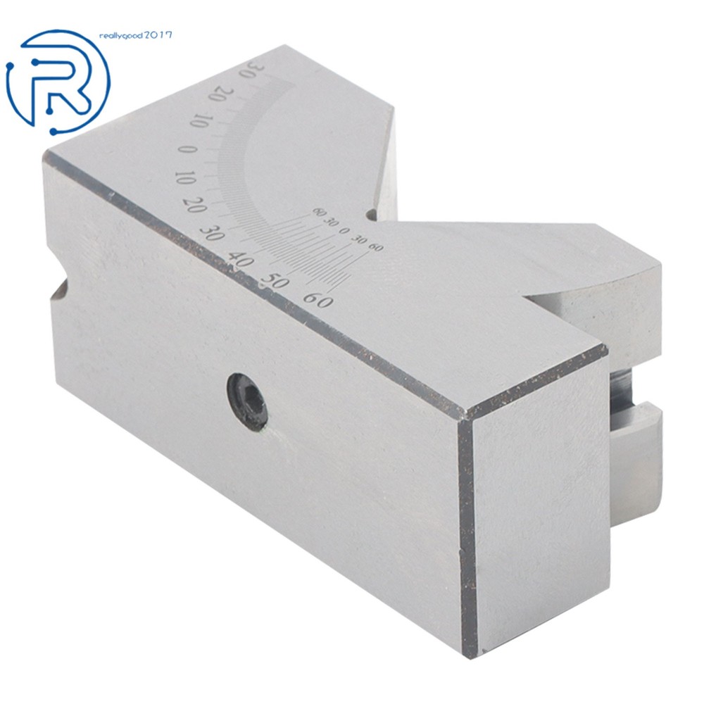 Adjustable 4"×1-13/16"×1-13/16" Angular Gage Precision 0-60 Degree Angle Block