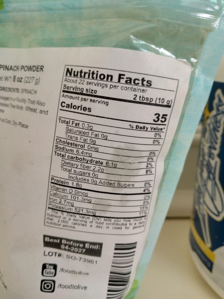 Ryse protein Moon Pie, Bulk Supplements organic spinach extract,