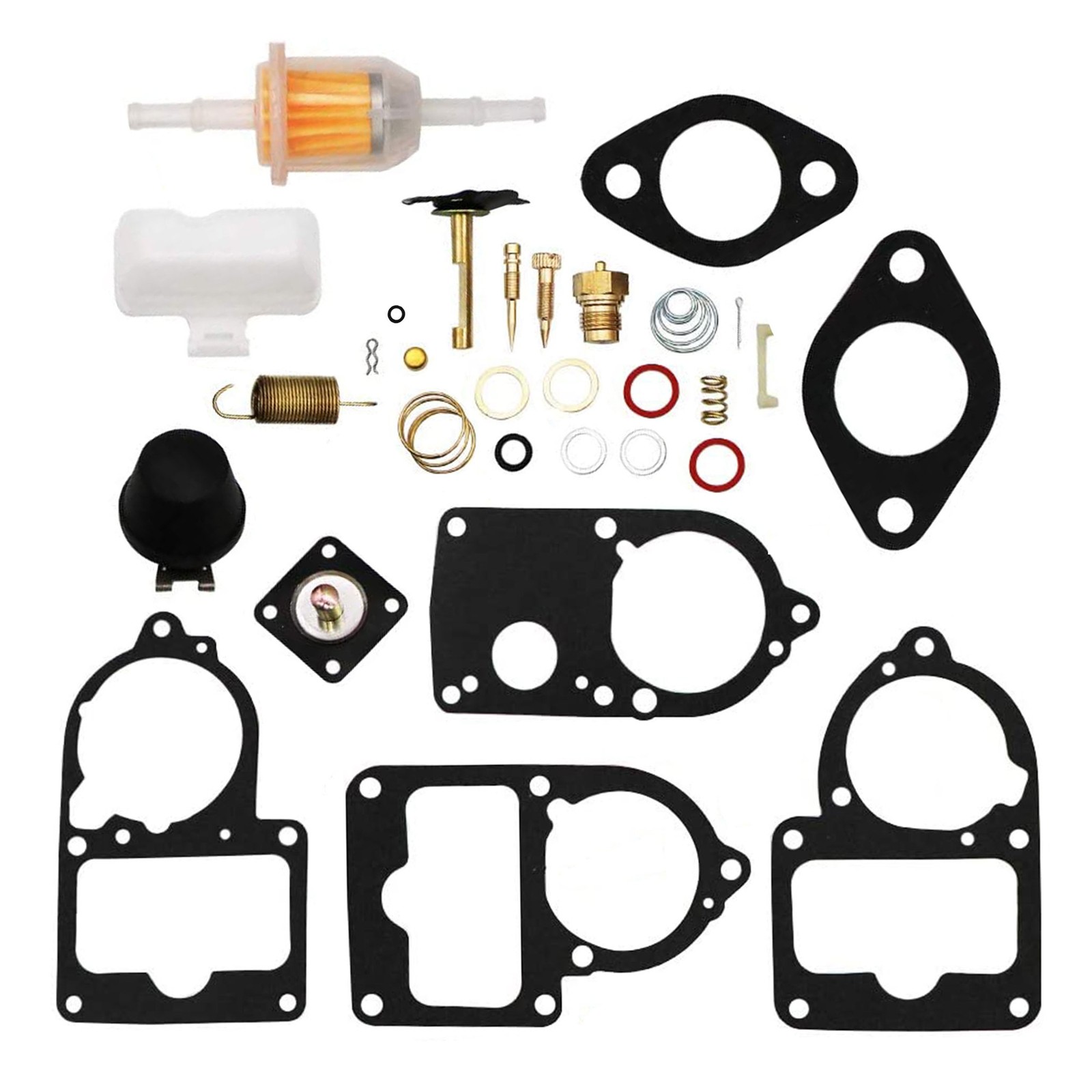Carburetor Rebuild Kit Universal With Floats 28/30/34 Pict-3 Bug Radke