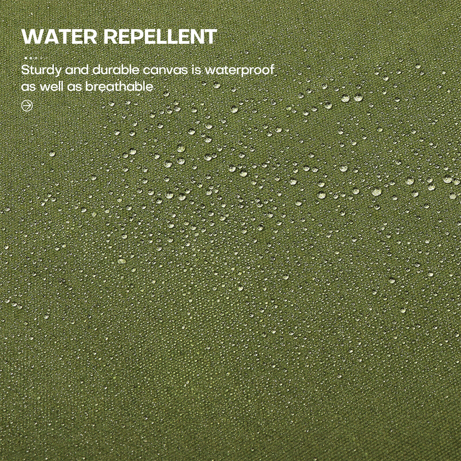 16 Oz Waterproof Heavy Duty Canvas Tarp Camping Garden Tarpaulin Cover Tent