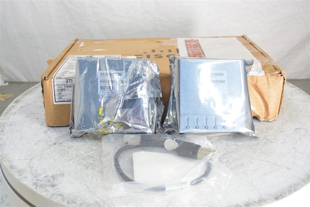 Pair of 2* CISCO C2960X-STACK V02 Hot-Swap Stacking Module SEE NOTES