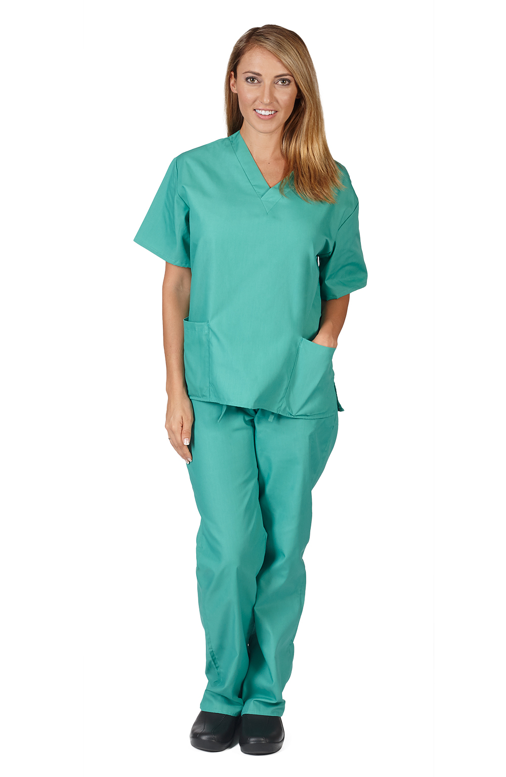 Medical Nursing Scrub Set NATURAL UNIFORMS Men Women Unisex Top Pants BP101