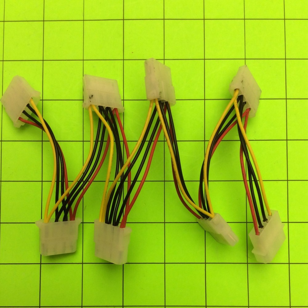 Desktop Computer C-PIT7 2235098 7 Plug Molex Power Splitter Cable Wire