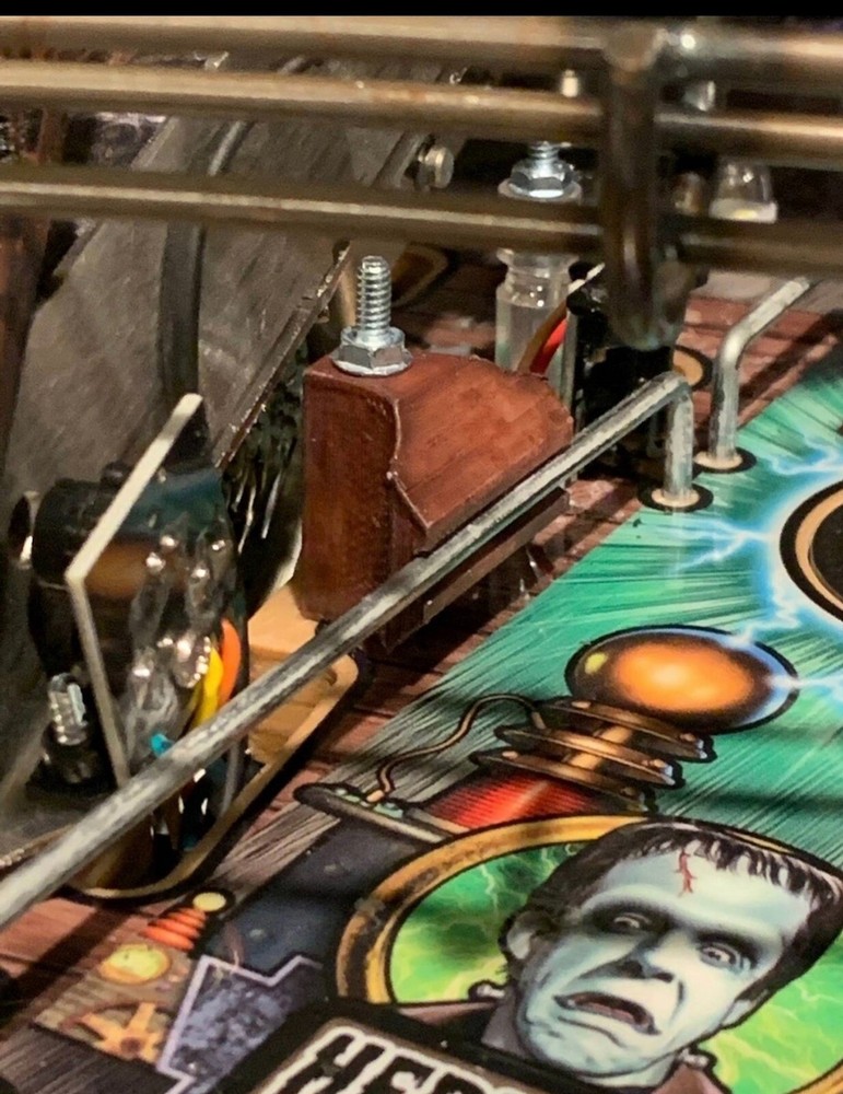 Munsters Pinball RAIL SUPPORT