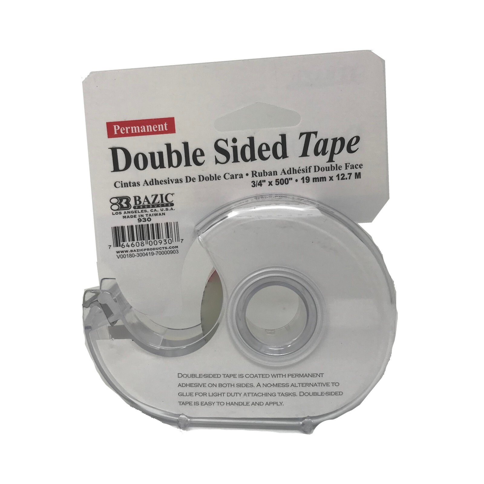 Transparent Tape Double Sided Adhesive Invisible Permanent Tape 83ft Double Face