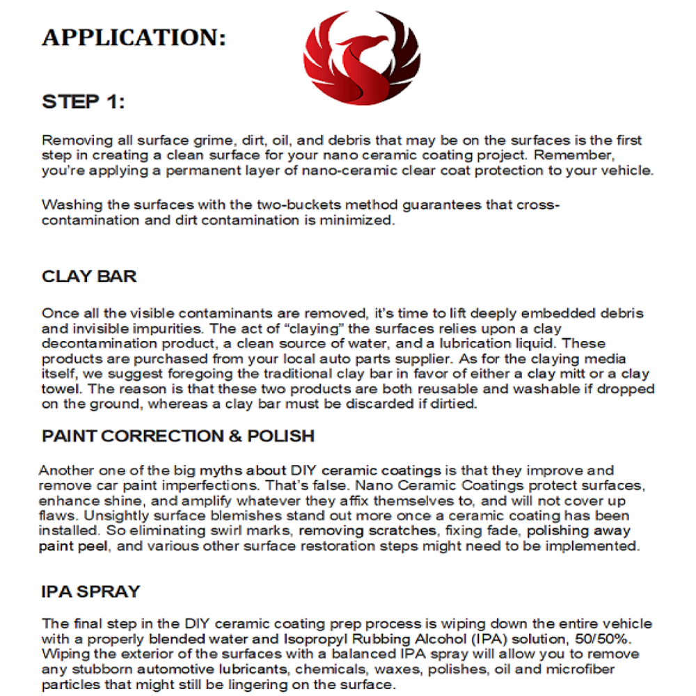 POLYSILAZANE CERAMIC CAR COATING SCRATCH RESISTANT "5 YEAR ADVANCED PROTECTION"