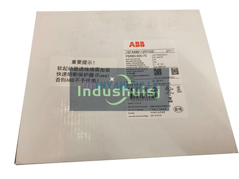 NEW ABB Soft Starter 30kw PSR60-600-70