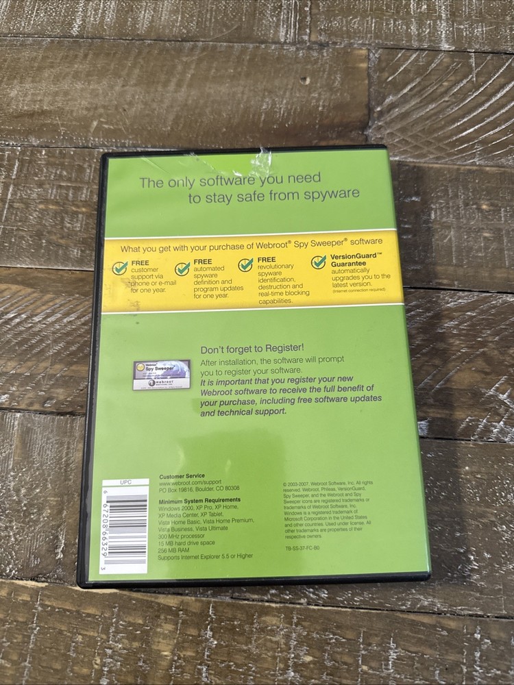 Webroot Soy Sweeper PC Software