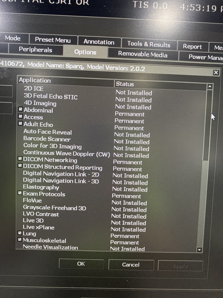 Philips Sparq Ultrasound System