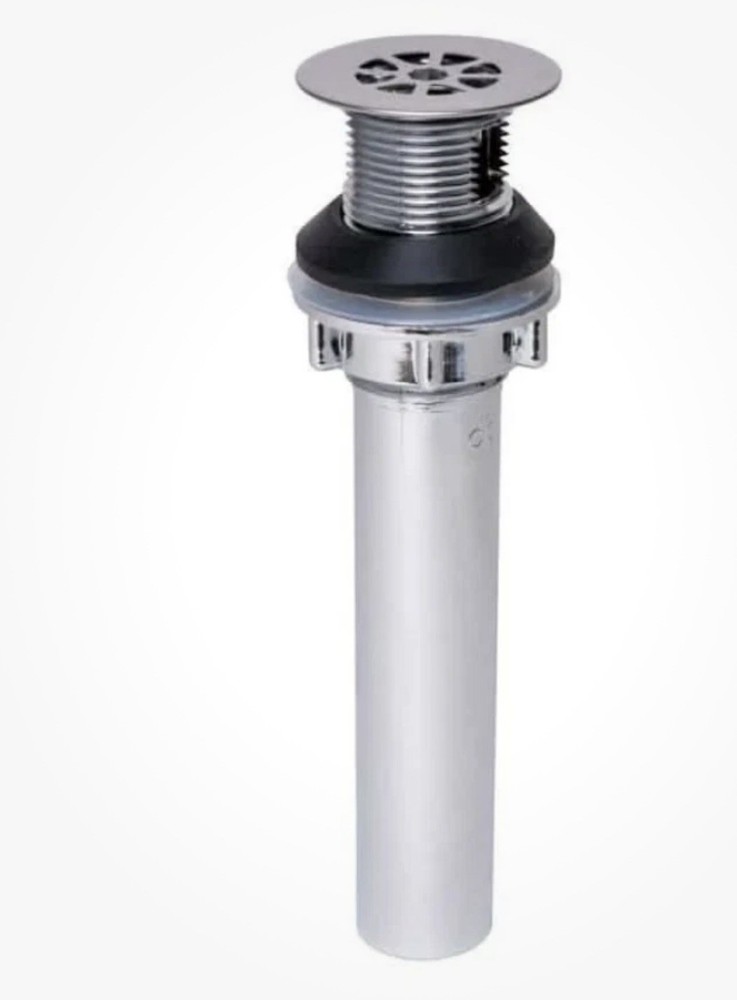 Oatey Designline Chrome-Plated Brass Grid Drain without Overflow