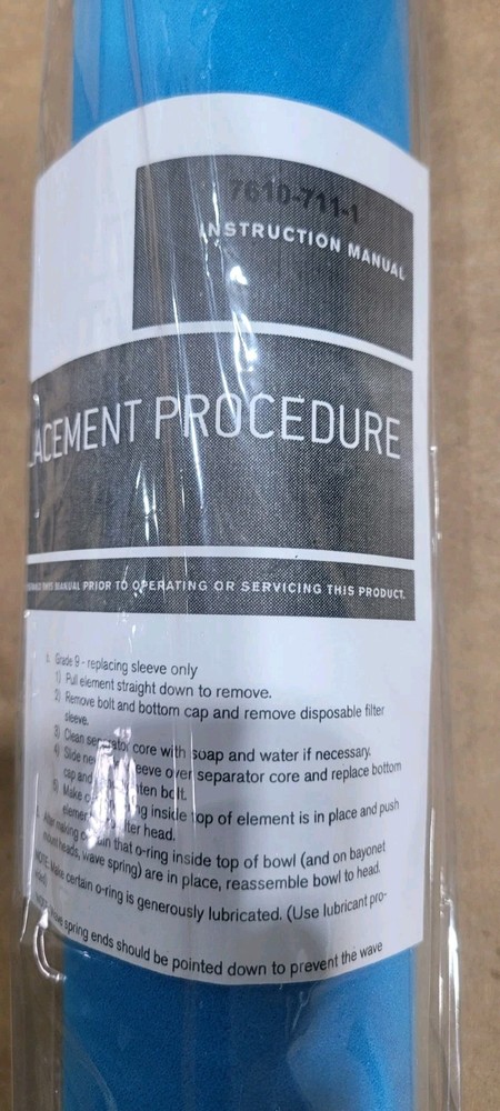 Hankison E3-36 Genuine Replacement Inline Compressor Filter Element 3211274