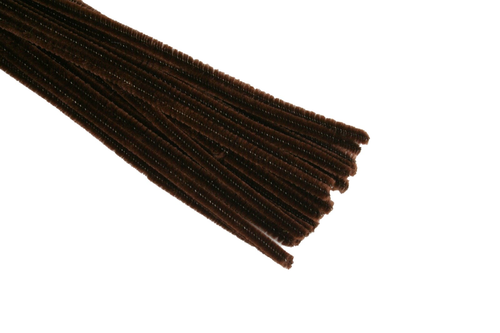 12" PLAIN Wired Chenille ( PIPE CLEANER ) 6MM STEMS Choose Color & Pack Amount