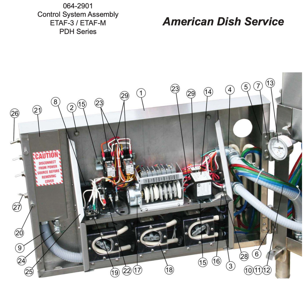 American Dish Service 091-3078 Timer, 150 Second, 8 Cam