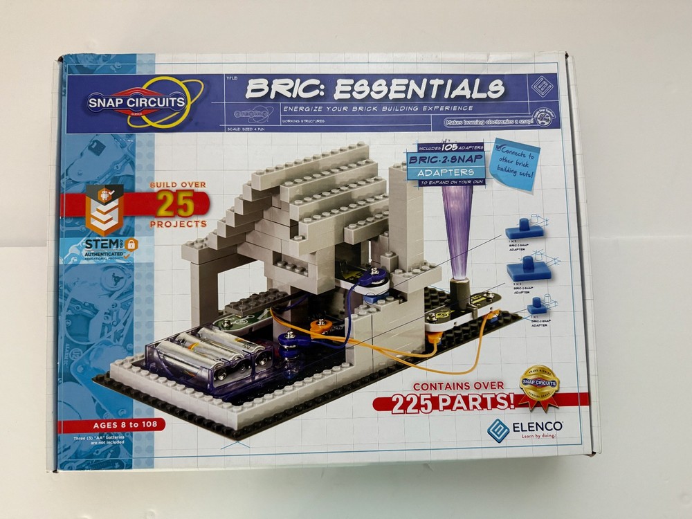Snap Circuits BRIC: Essentials | Brick & Electronics Exploration Kit NEW