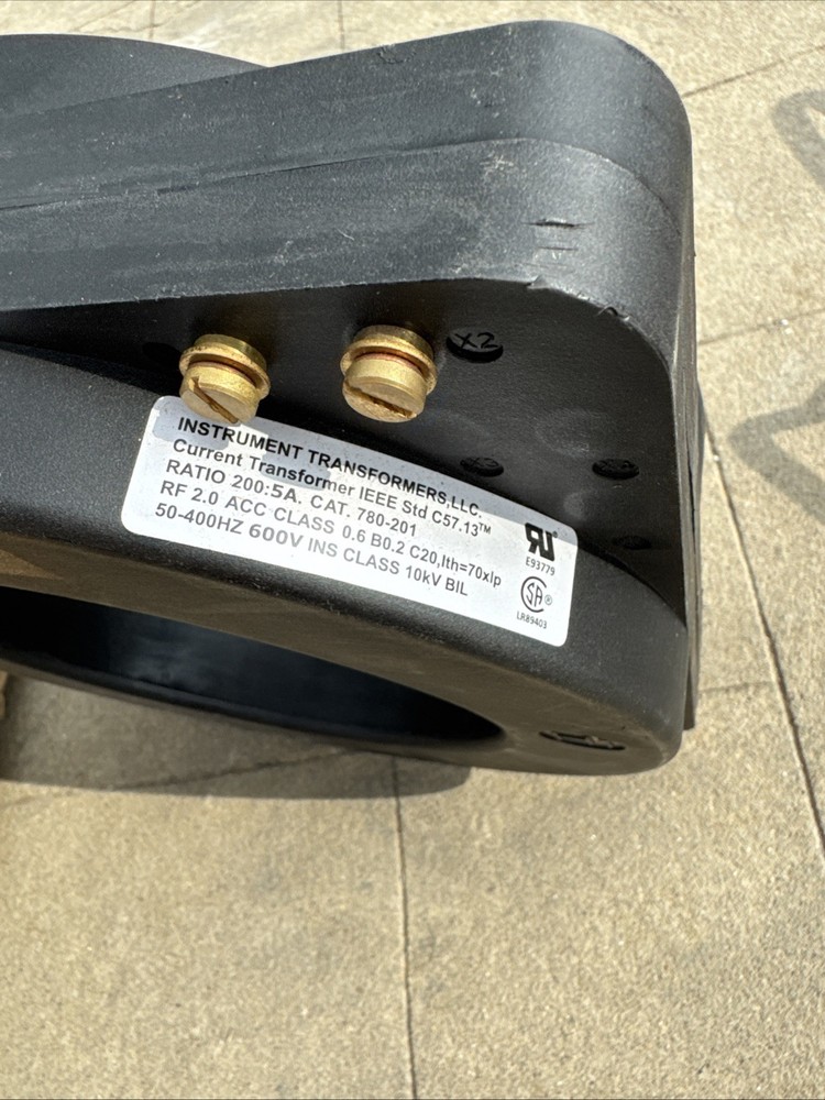 INSTRUMENT CURRENT TRANSFORMER 780-201