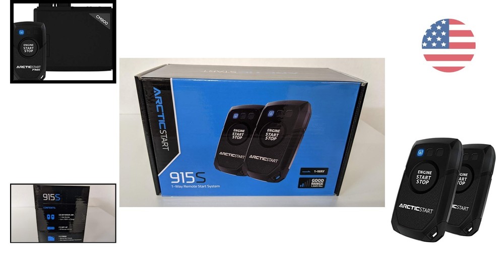 Arctic Start Remote Starter Kit w/Two Remotes - 1500 ft Range & One-Button Start