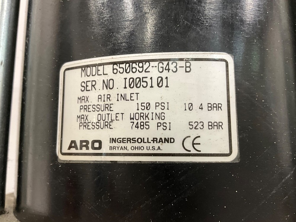 ARO 55 GALLON RAM DRUM PUMP PACKAGE MODEL: 650692.