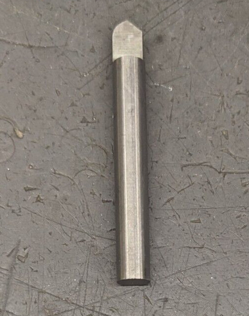 Solid Carbide Veining Router Bit 1/4" CD 1/8" Rad 1/4" Shank