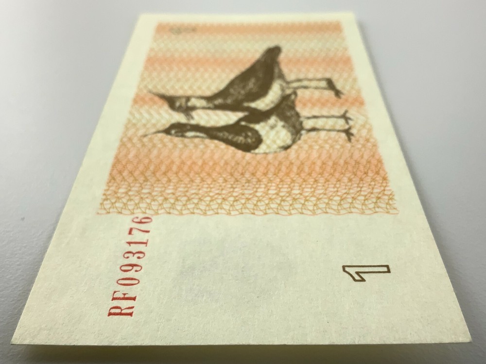 1992 Lithuania One 1 Talonas Uncirculated Banknote Y436