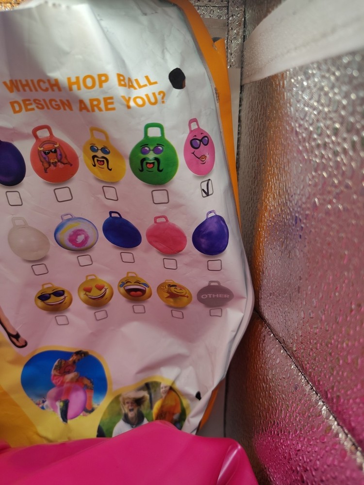 Hop Ball With Hand Pump