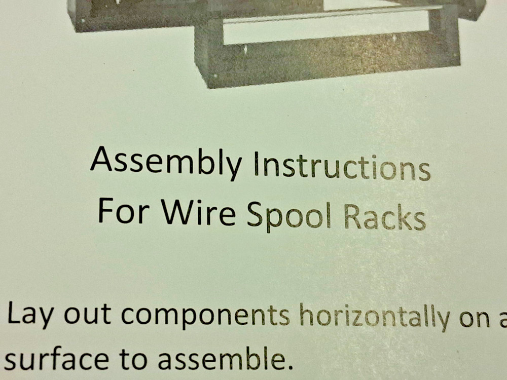 Durham Wire Spool Rack 2 Levels 384-95