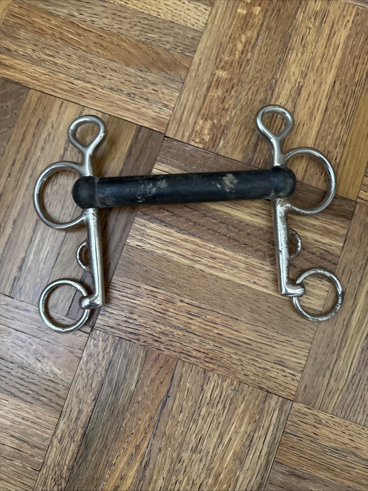 Rubber Mullen Mouth Pelham Bit